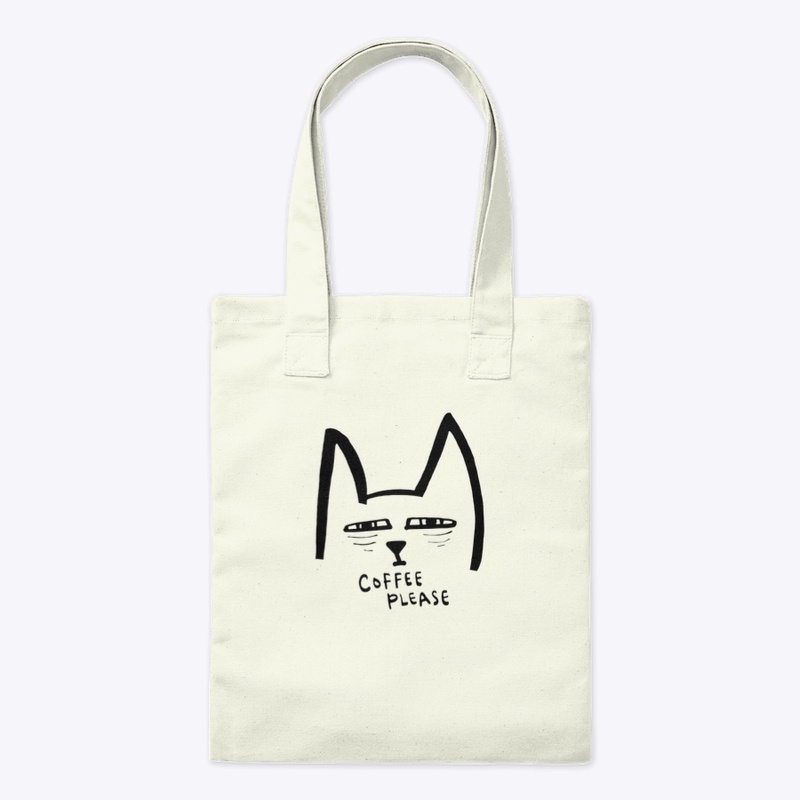 Coffee Please Cat – Coffee Lover Design