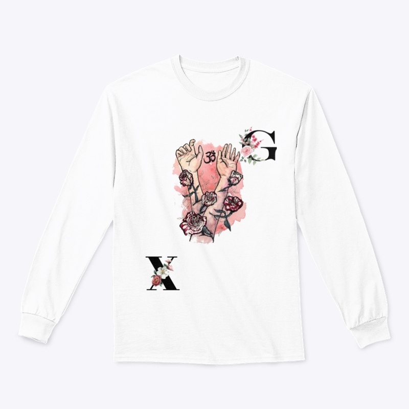 Women’s sweat shirt flower 