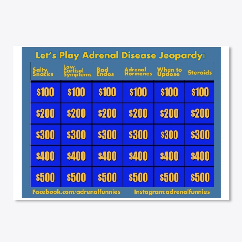Adrenal Disease Jeopardy!