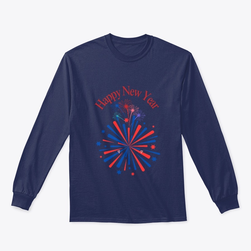 Colorful New Year Long Sleeve T Shirt 