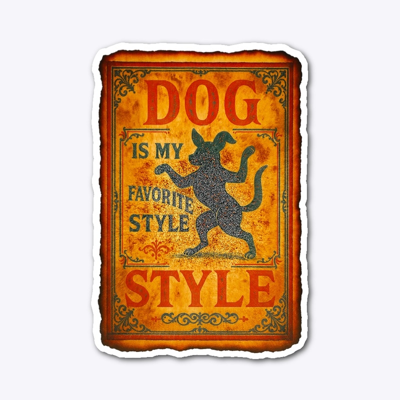 Vintage Dog Style Tee
