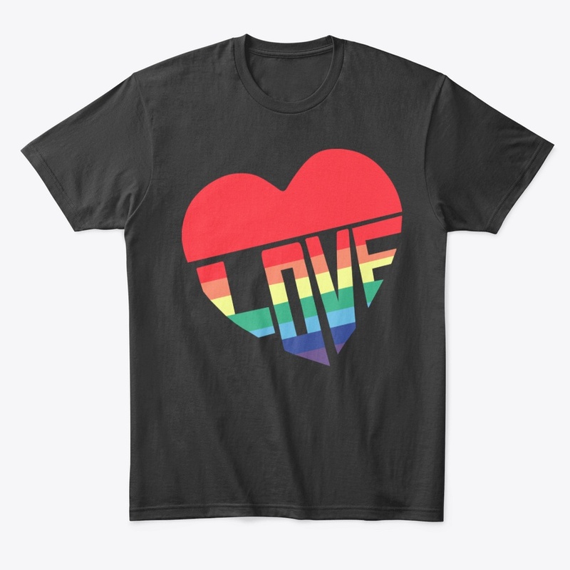 LGBTQ Pride Love Rainbow Heart 2020