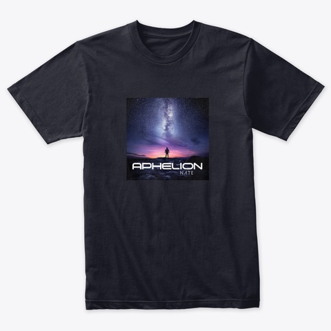 Aphelion Album Cover Vintage Navy T-Shirt Front