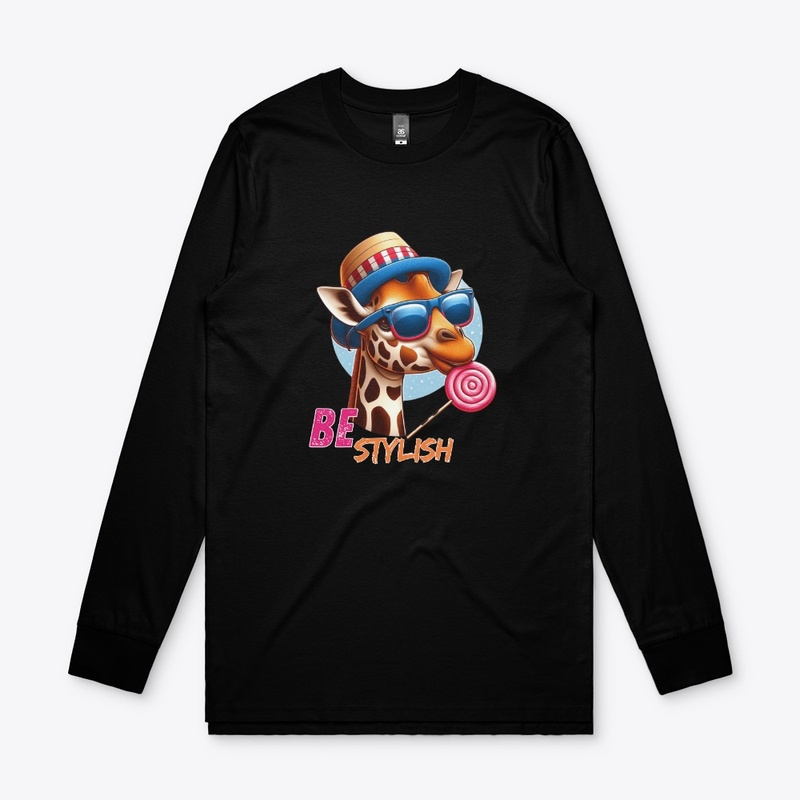 Stylish shirt with a cool giraffe design