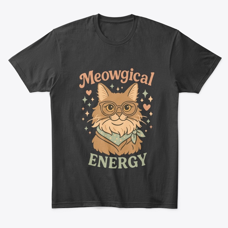 Meowgical Energy Vintage Tee