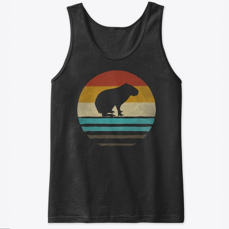 Vintage Capybara Lover Gift