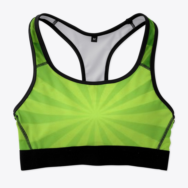 All-Over Print Sports Bra
