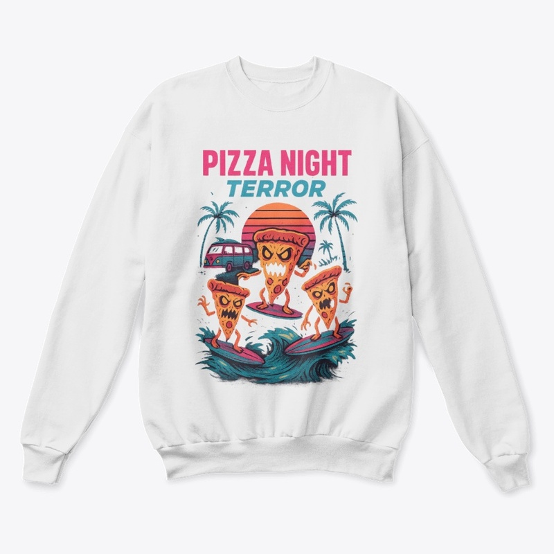 Pizza Night Terror 80s Retro