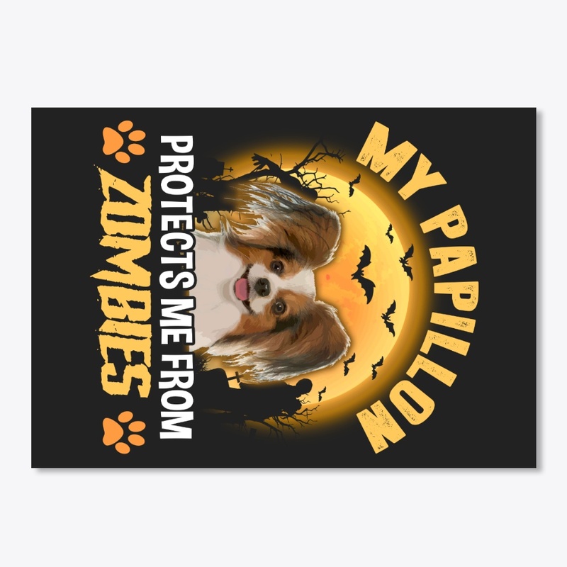 Halloween Papillon Dog Lover Gift