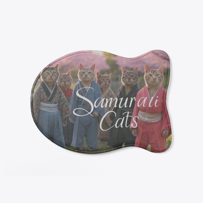 Samurai Cat Feeding Mat