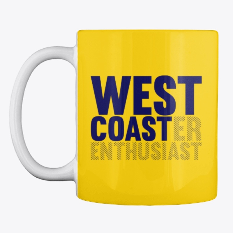 West Coaster Enthusiast  Navy Blue Print