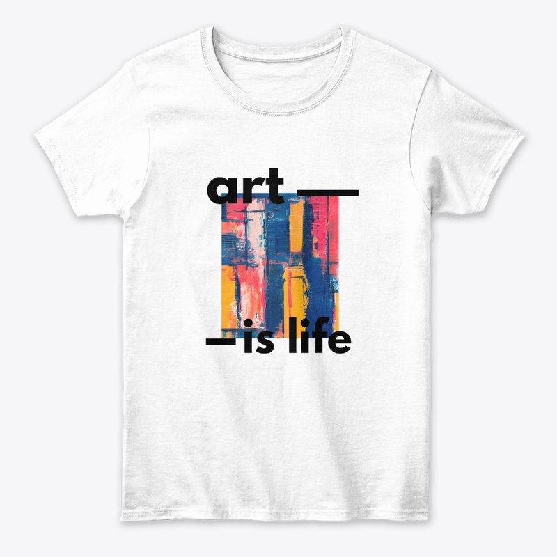 Art Is Life vibrant colors Print
