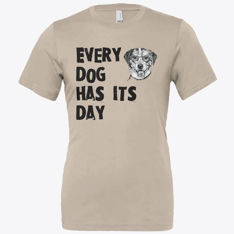 Clothes with a picture of a dog