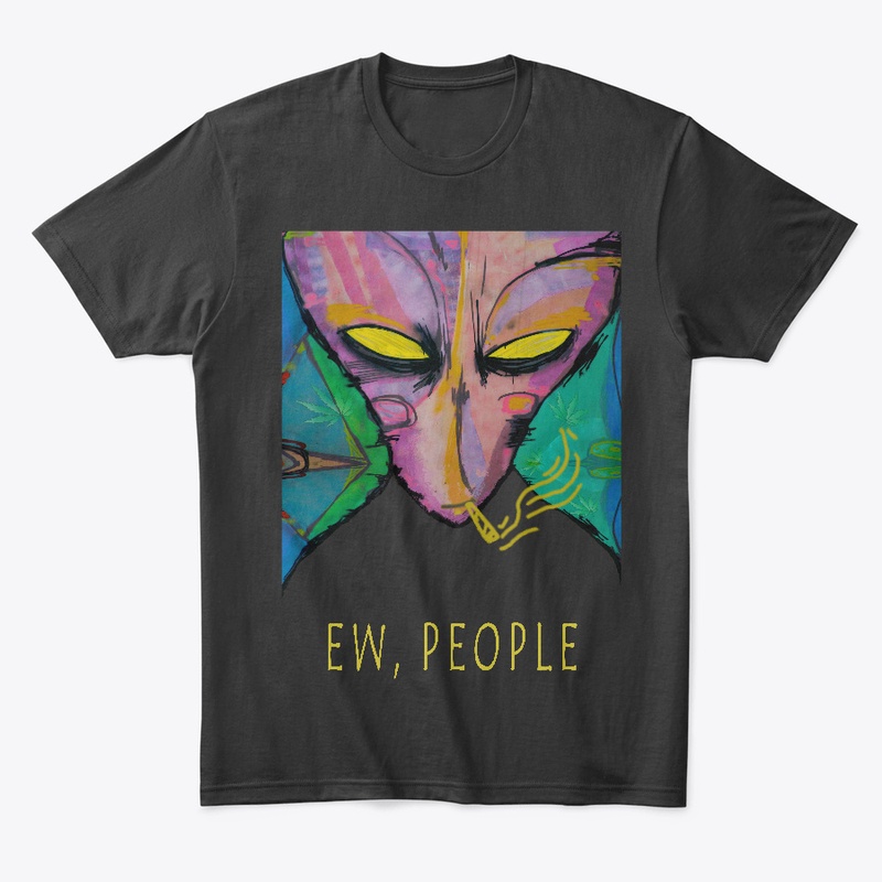 Smoking Alien - Ew People