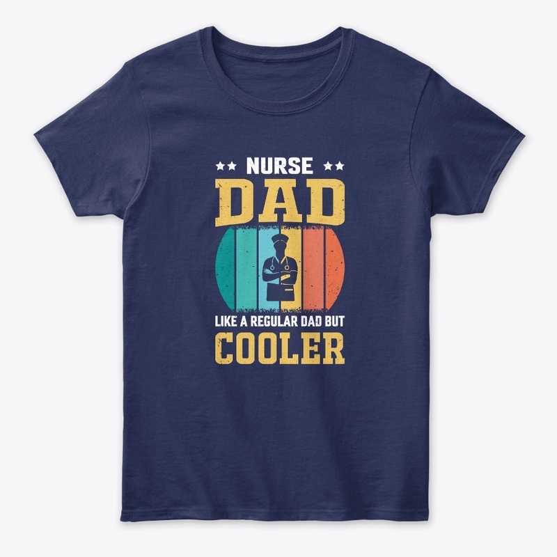 Nurse Dad Like A Regular Dad Vintage Tee