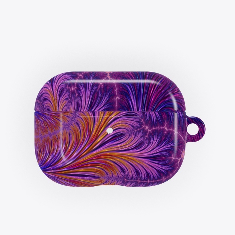 Boho Funky Abstract Feather Fractal