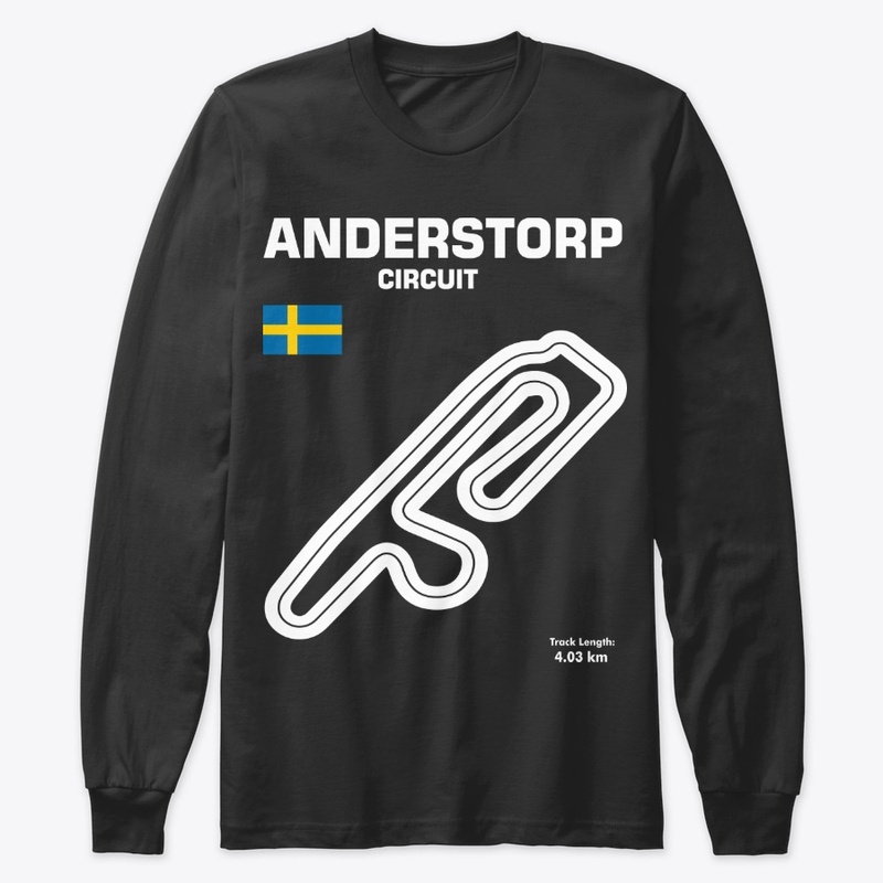 Anderstorp Circuit Track Outline shirt