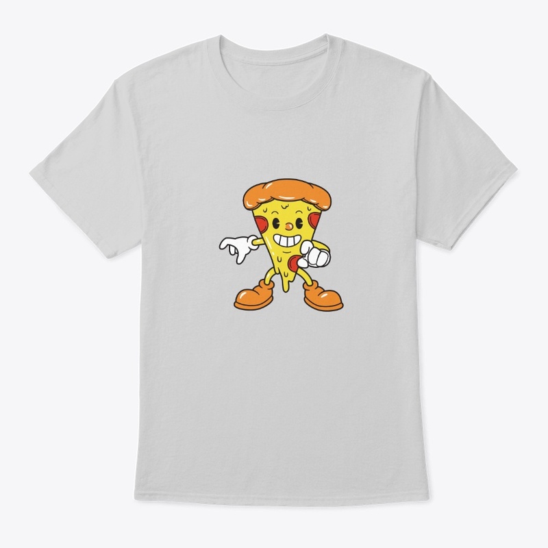 cat eating a pizza