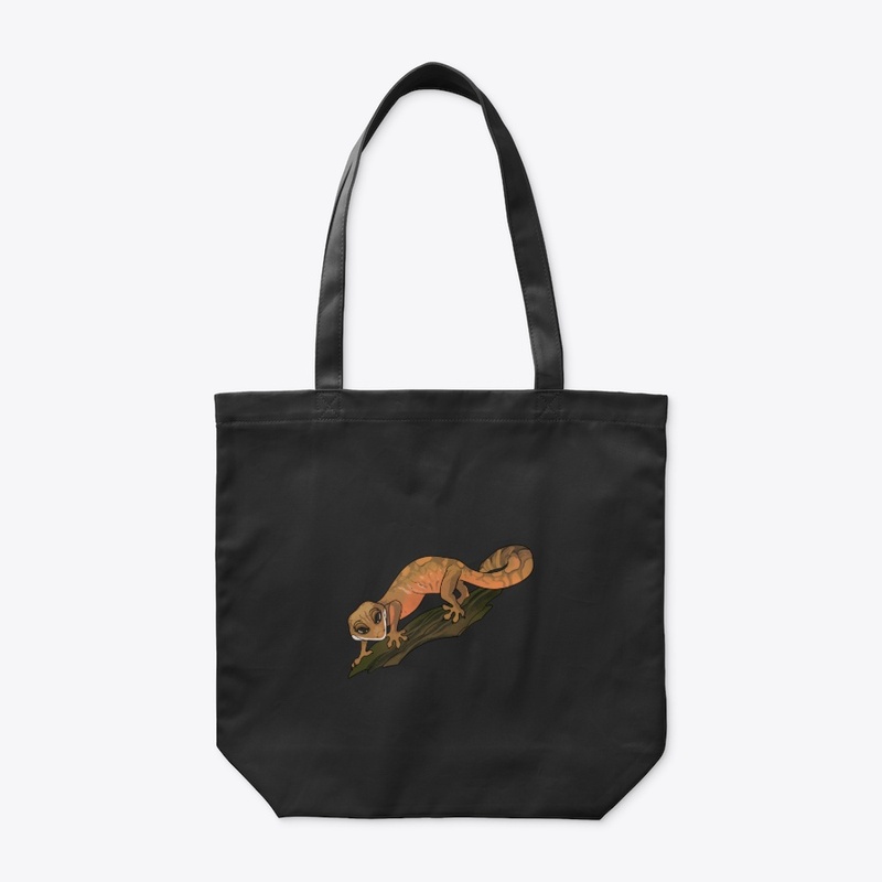 Sage Cat Gecko Organic Tote