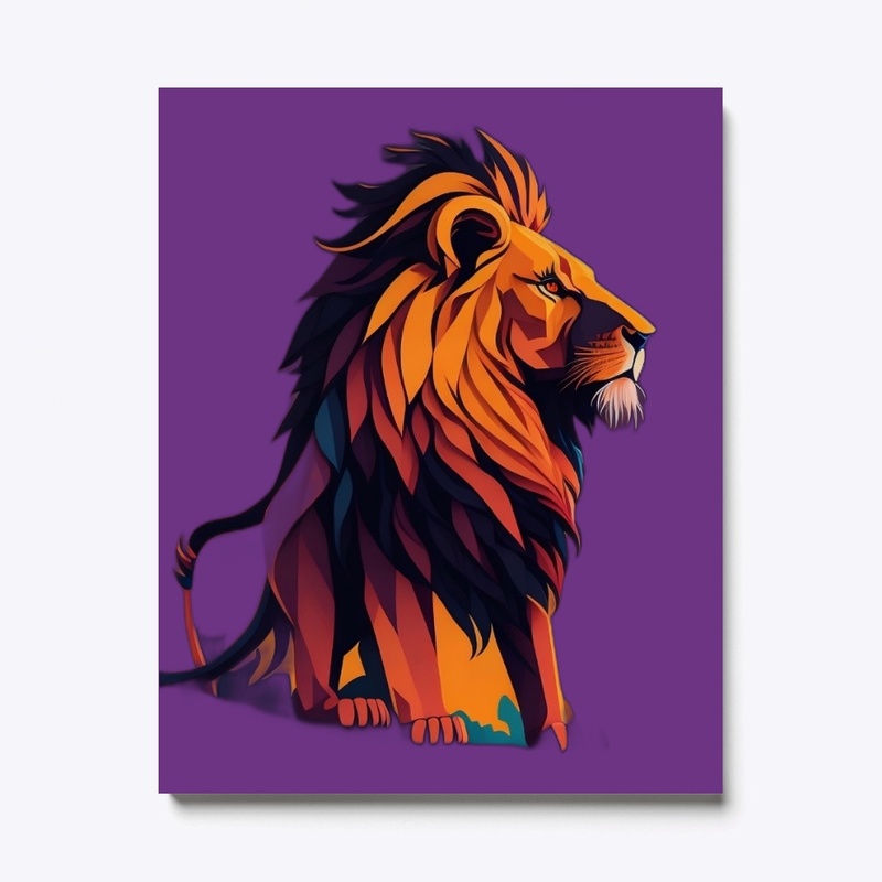 Lion Silhouette Design 