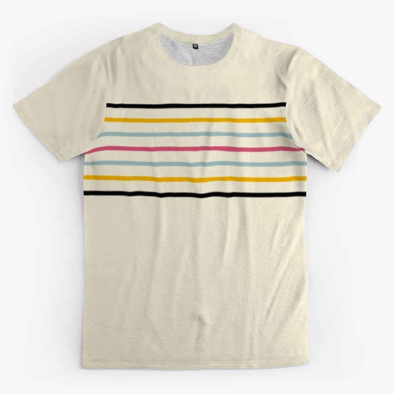 Classy Minimal Retro Style Stripes