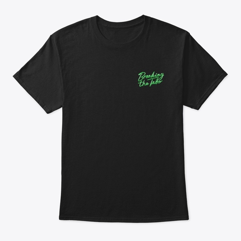 Breaking The Tabo Neon Sign Black Tee