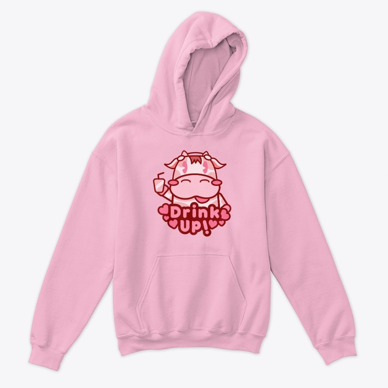 Drink up, Strawberry Cow!
