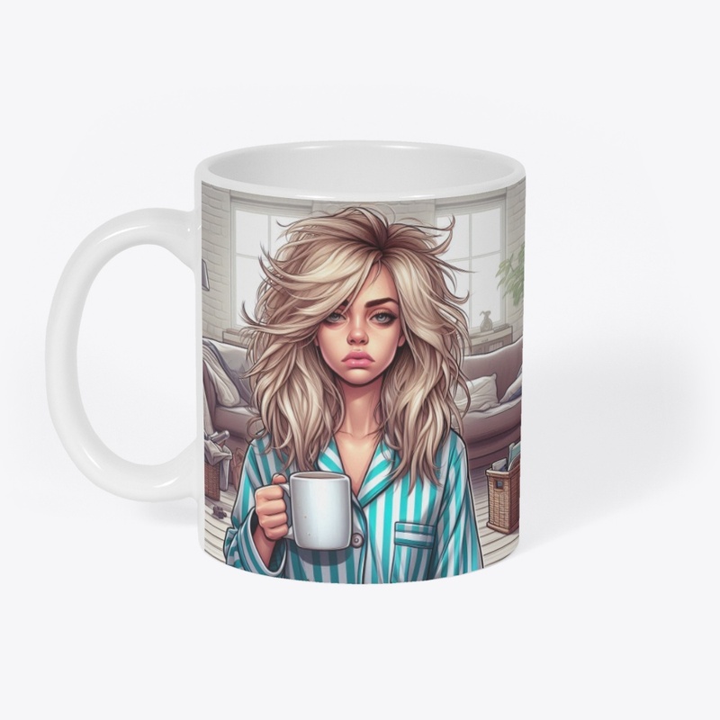 Life happens, coffee helps-Ceramic Mug E