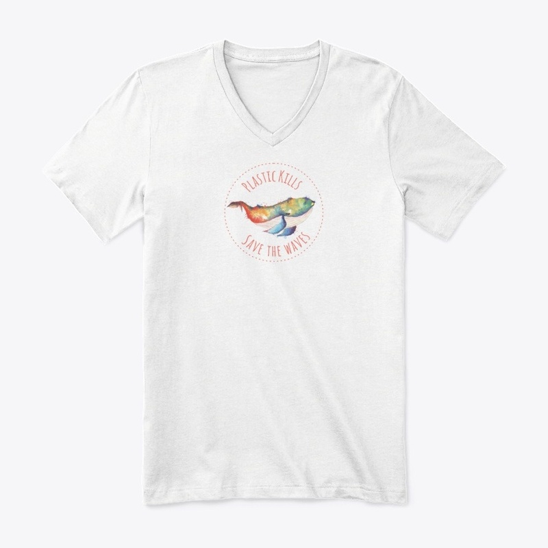 Rainbow Whale Save The Waves