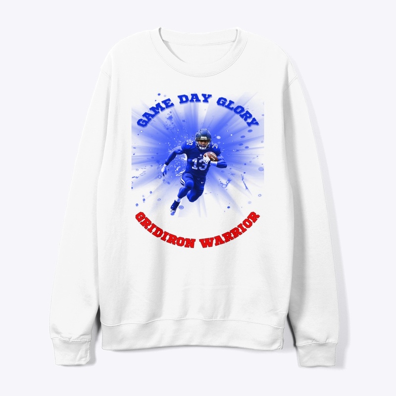 Game day Glory. Blue &amp; Red.