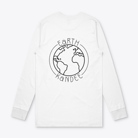Ek Merch White T-Shirt Back