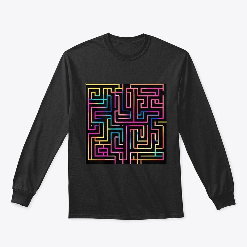 Neon Labyrinth: A Maze of Color