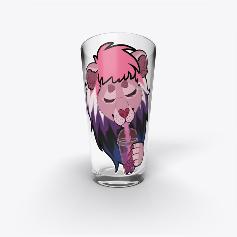 Bubble Tea Pride Lion (Genderfluid)