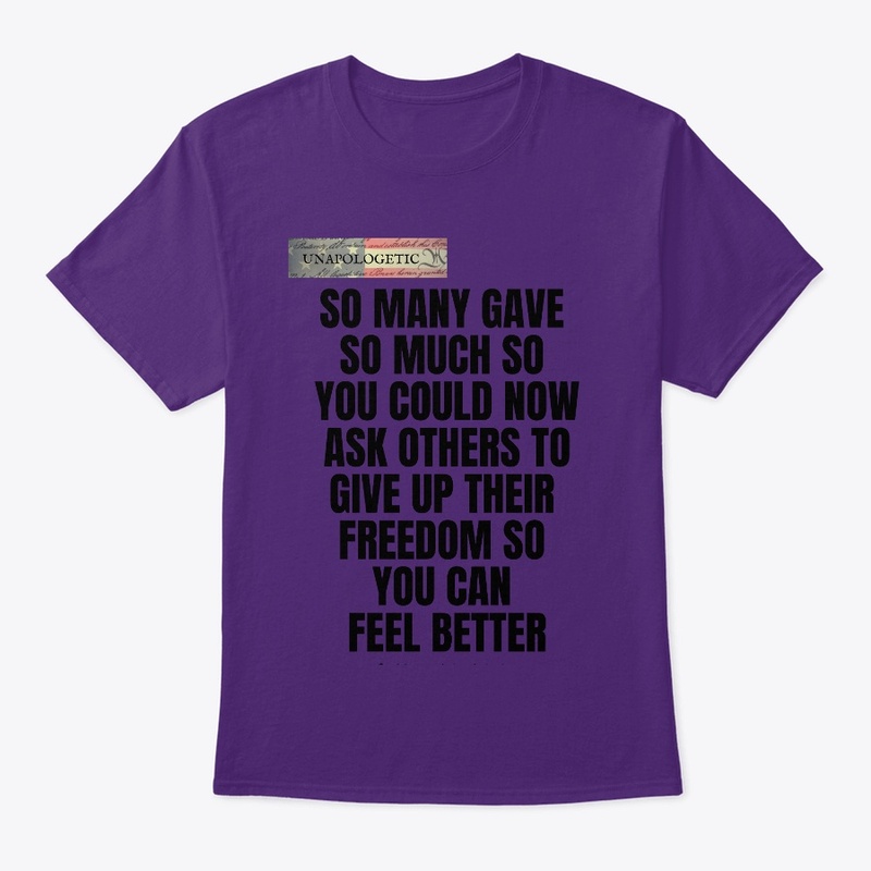 So Many Gave So Much So You Could Now 
