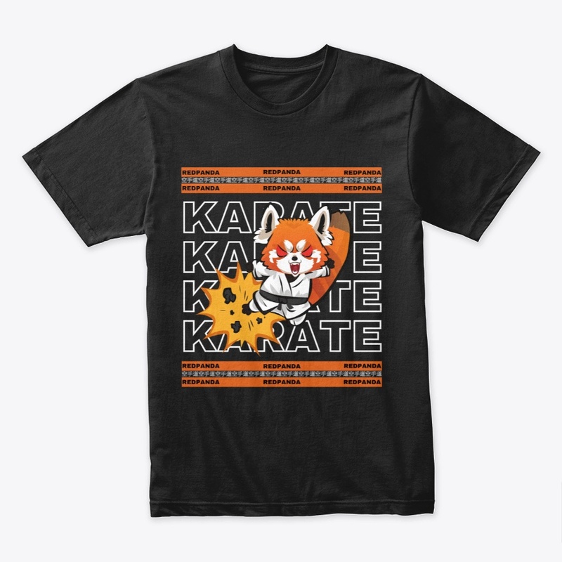 karate red panda anime edition