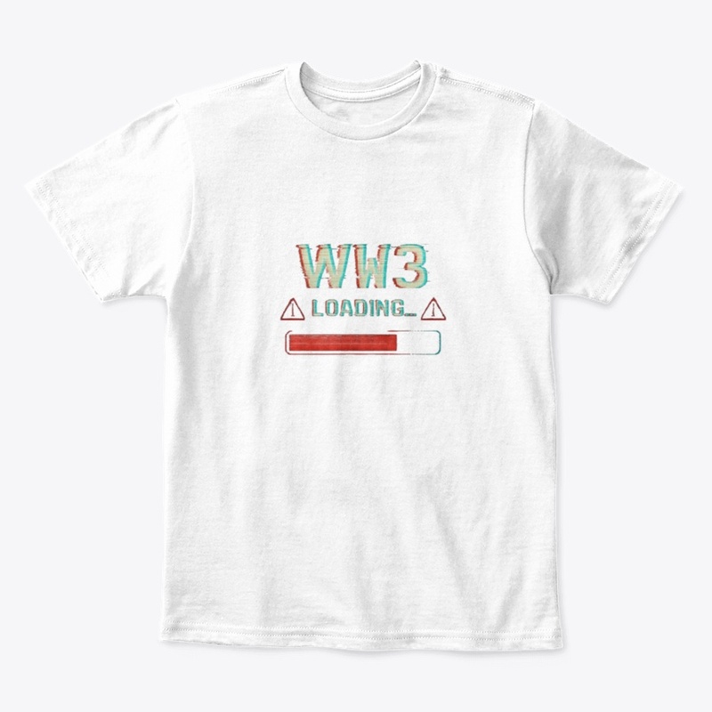 WW3 Loading... Glitch Art Tee