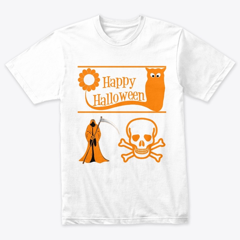 Happy Halloween - diable et crâne
