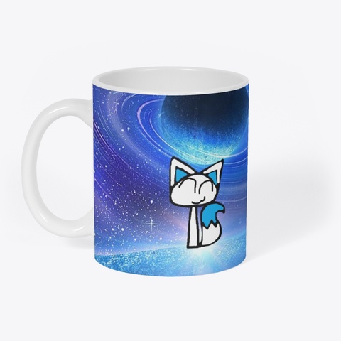 Snowdrop Galaxy Mug White T-Shirt Front