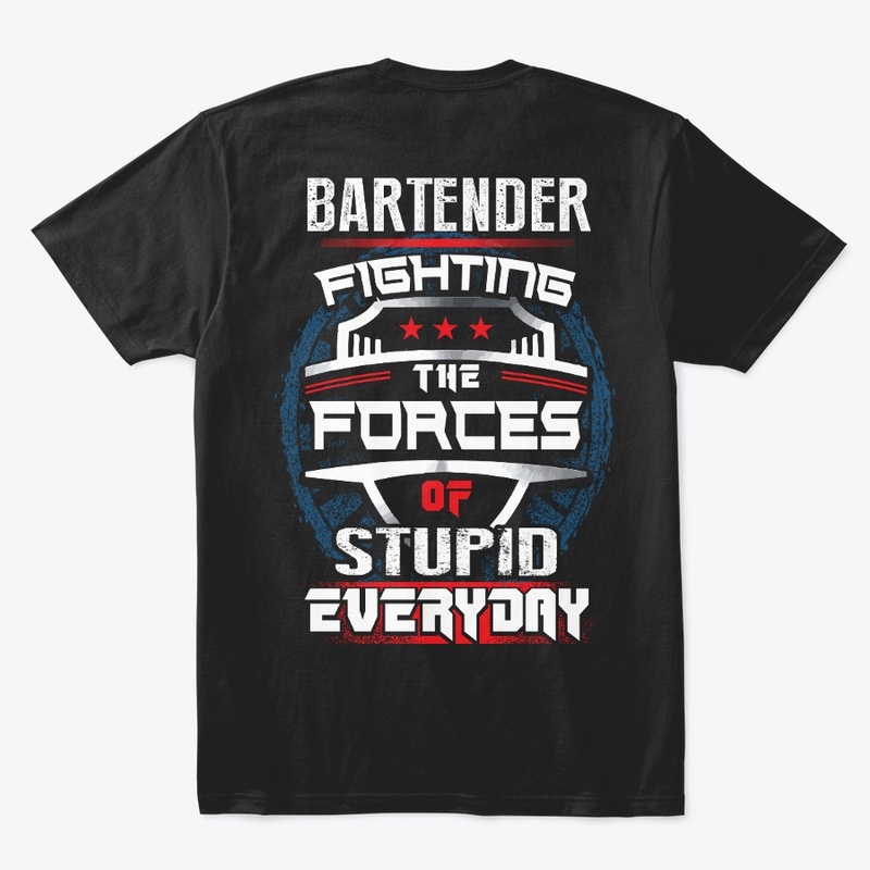 Bartender Fighting Forces Hoodie