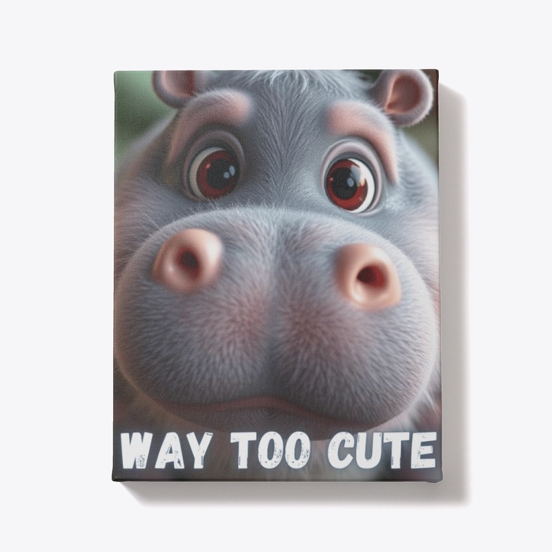 Way Too Cute - Hippo