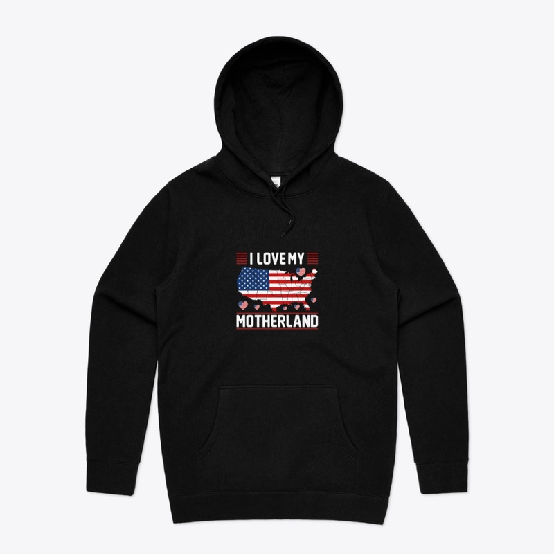 I Love My Motherland-USA -T -Shirt