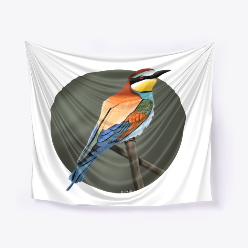 jz.birds Bee-Eater Bird Illustration