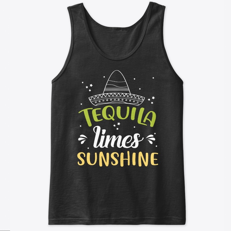 Tequila Limes Sunshine Mexican T Shirt