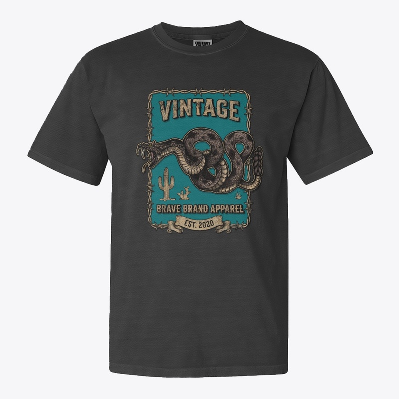 High-Desert Rattlesnake Emblem Tee