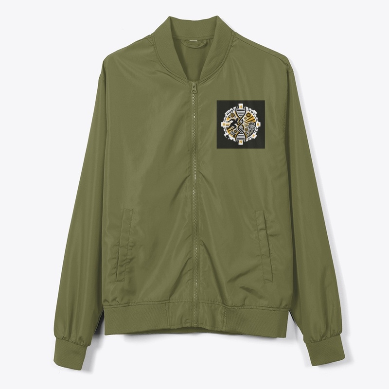 HUSTLE IN MY DNA BOMBER JACKET
