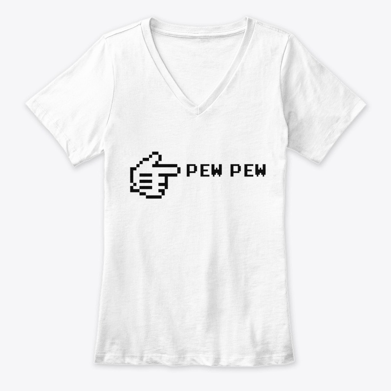 PEW PEW Black Text