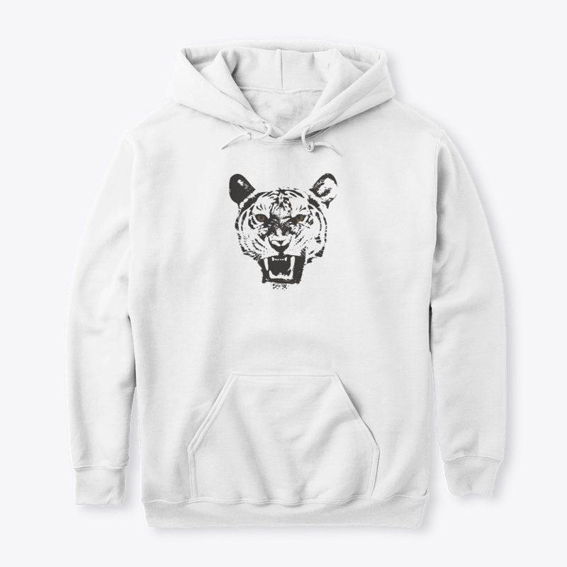 Tiger is crying loudly