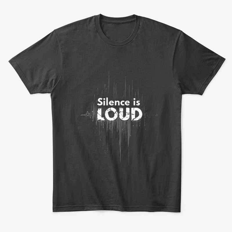 Silence is Loud - Abstract Line Art