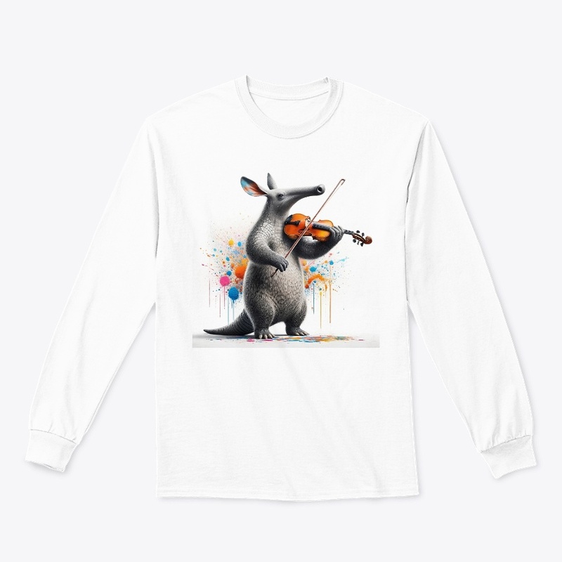 Ant Eater playing violin