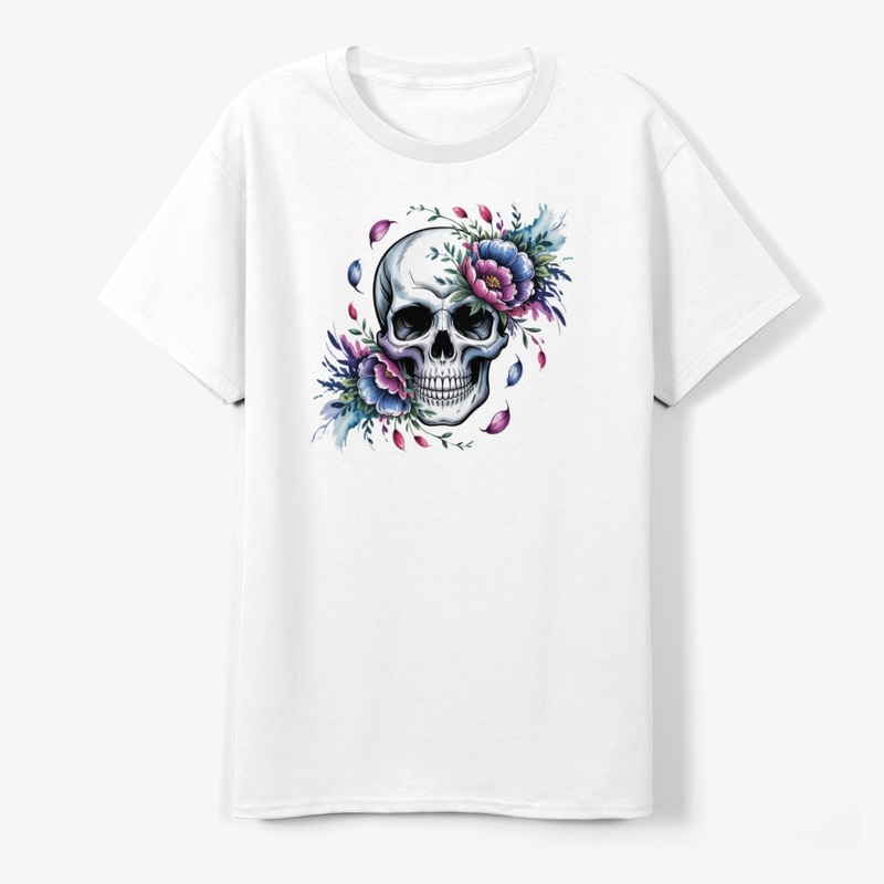 Skull Flora Design